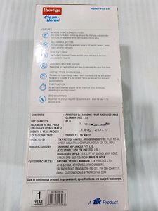 Fruit And Vegetable Ozoniser