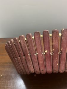 Wooden Fruit Basket Used For Sometime