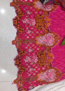 Pink Printed Salwar Suit