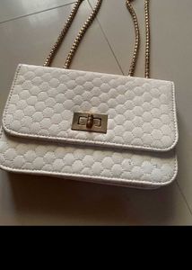 White Sling Bag