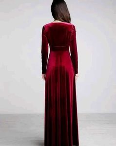 Elegant Velvet Gown