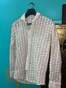 i sell my non use partywear white zara shirt