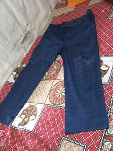 Blue Checked Pants