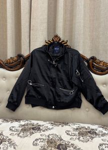 Black Bomber Jacket