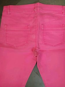 H&amp;M Neon Pink Jeans