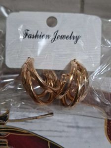 Gold Hoop Earrings