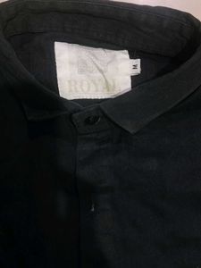 Black Panther Print Button-Down