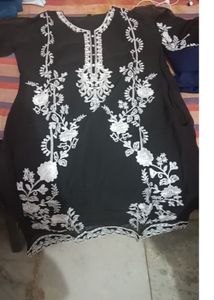 Embroidered Brown 3-Piece Salwar Kameez Set