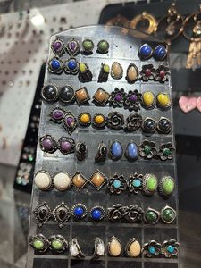Vintage Gemstone Earrings(all studs)