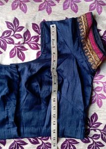 Navy Blue U Nick Blouses