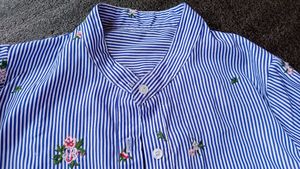 Striped Floral Shirt