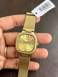 GUESS NEW GOLD WATCH FOR WOMEN @SALE