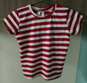 Red And White Cute Tshirt