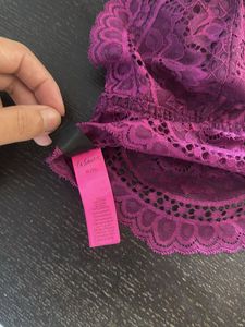 Purple Lace Bralette