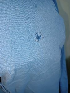 Blue Cardigan Sweater