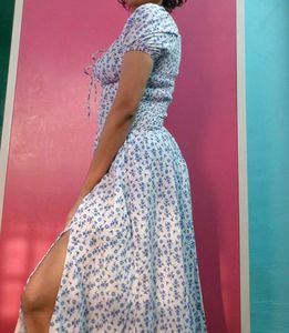 Floral Print Midi Dress