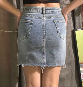 Denim Mini Skirt