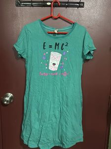 E=MC2 Coffee T-Shirt Dress