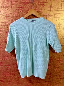 Marks & Spencer Ribbed Crew Neck Female Tshirt