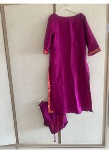 Elegant Magenta Kurta Set