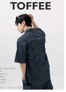 TOFFEE Summer Denim Half Shirt