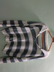 Striped Knit Sweater