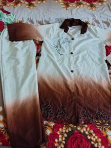 Embroidered co-ord Set