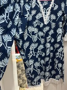 Beautiful 2 Piece Cotton Set For L