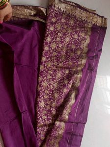 Elegant Purple Saree