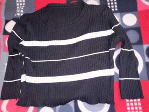 yellow and black top