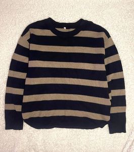 Grunge Striped Sweater