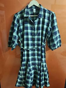 Plaid Shirt Dress