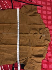 Brown  Short Sleeve Shirt