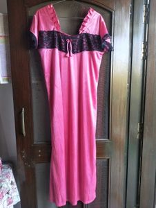 Silky Lace Nightgown