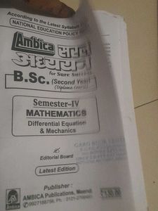 Bsc 4th Sem 3 Combo Model