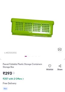 Foldable Storage Container With Lid