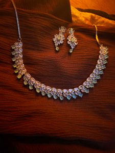 Mint Green Ad Jewellery Set