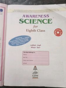 Lakhmir  Singh Science Class 8 Schand Publication