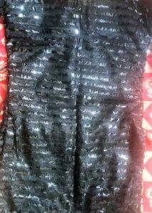 Elegant Black Embellished Party Dress
