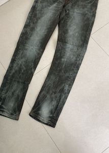 Men Denim Cargo Look Olive Colour
