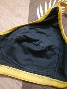 New Bra With Trendy Straps  (Navy Blue)