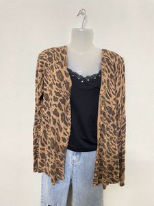 Y2K leo pattern Cardigan