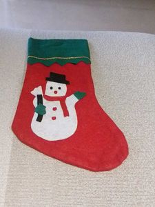 Festive Snowman 4 Christmas Stocking