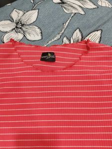 Stretchable Ribbed Tshirt For Women