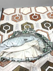 Plaid Pleated Skirt