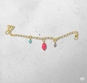 Gold Tone Charm Bracelet