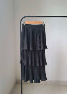 Tiered Black Skirt
