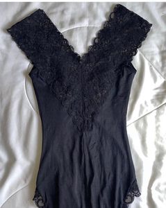 Black Lace Romper