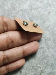 92.5 Silver Swarovski Stone Cute Stud Earrings
