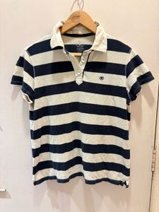 Izod Stripped Polo T- Shirt
